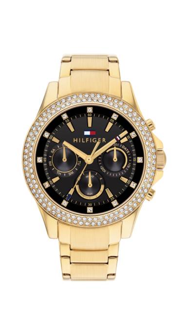 Tommy Hilfiger Damen Uhr Sportliches Design Edelstahl