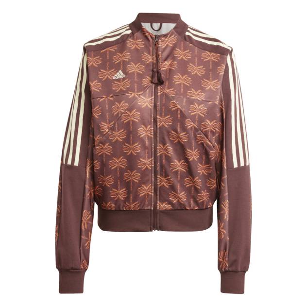 Adidas Performance Damenjacke FARM TIRO TT" - Sportlicher Stil mit tropischem Flair