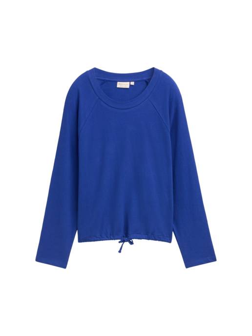 DENIM Tom Tailor boucle longsleeve T-Shirt