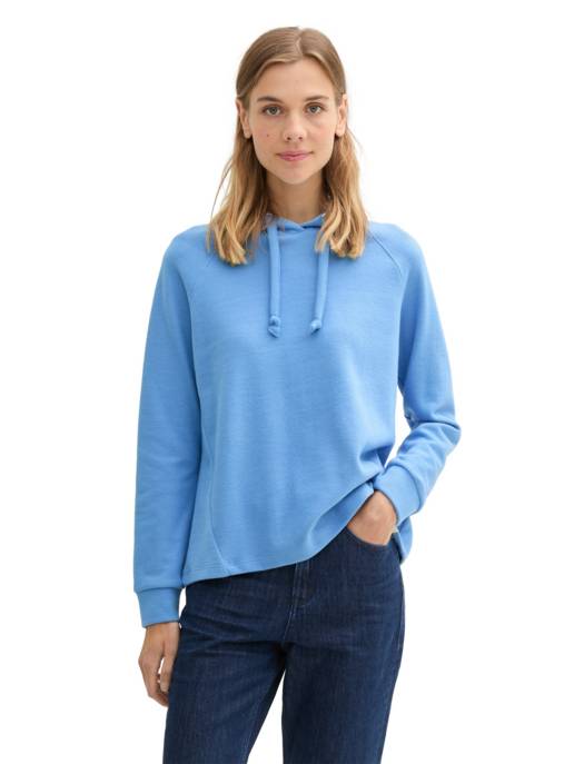 DENIM Tom Tailor Cozy Hoodie With Strings