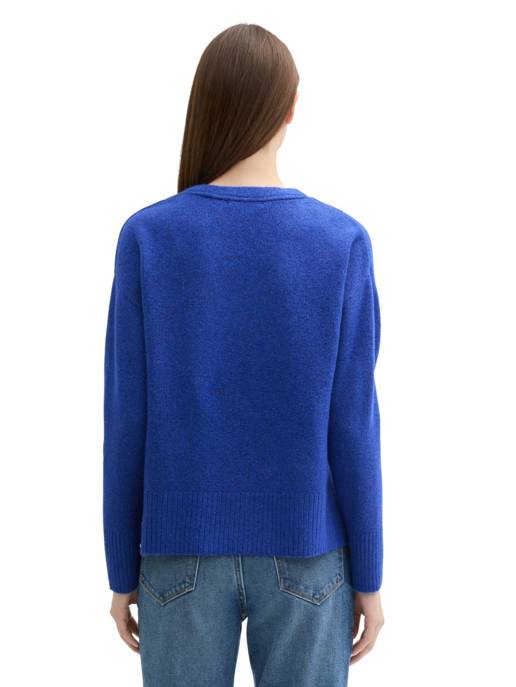 DENIM Tom Tailor Cozy V-neck Pullover