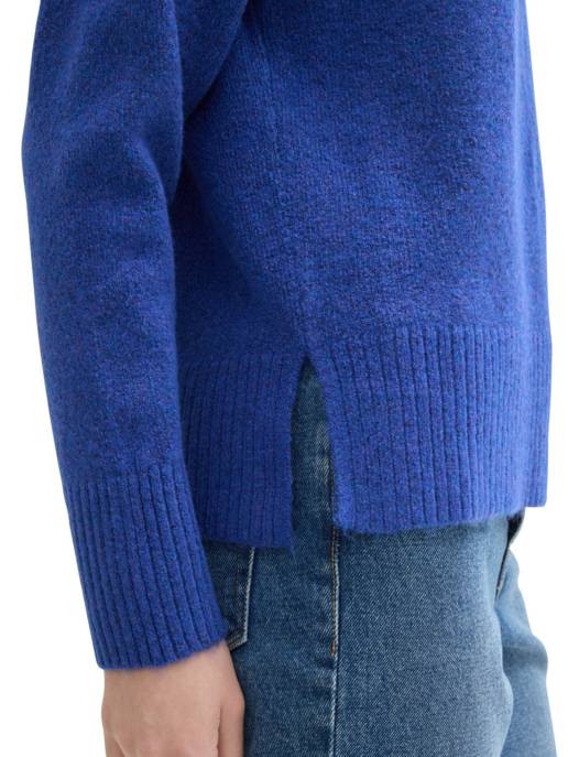 DENIM Tom Tailor Cozy V-neck Pullover