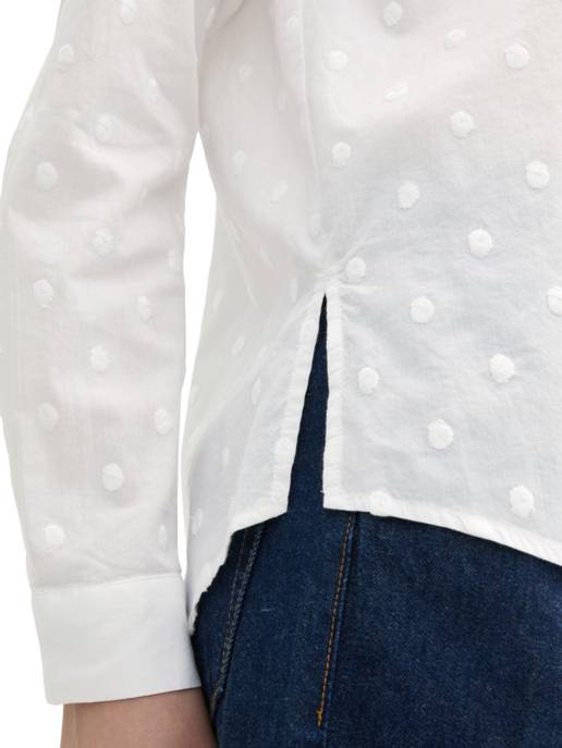 DENIM Tom Tailor Dot Structure Blouse