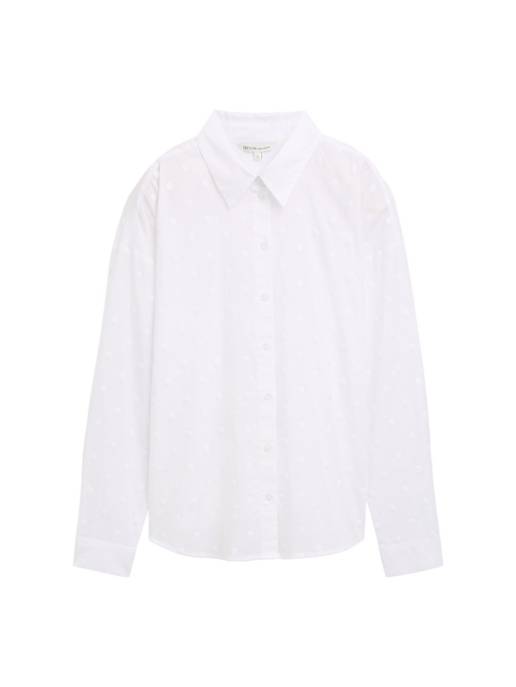 DENIM Tom Tailor Dot Structure Blouse