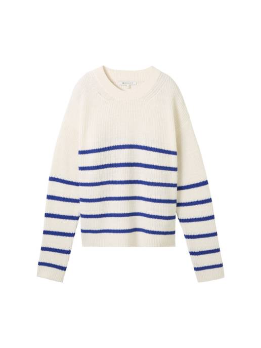 DENIM Tom Tailor pullover with stripes