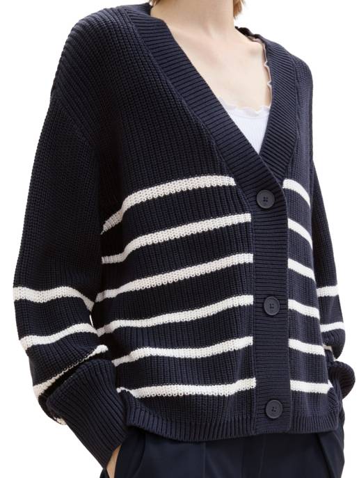 DENIM Tom Tailor V-neck Cardigan