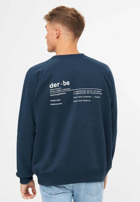 DERBE Sweatshirt "Derbe Bedeutung"