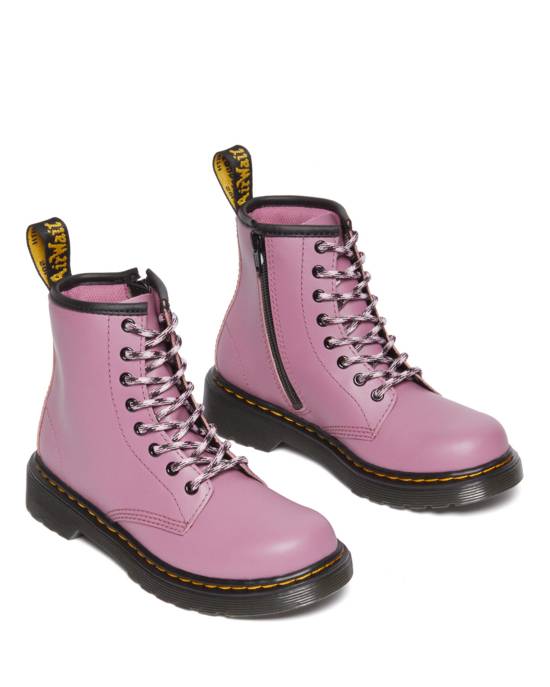 Dr. Martens Kinderstiefel "1460 J Muted Purple Ro"