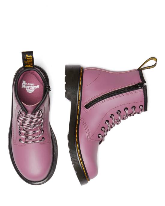 Dr. Martens Kinderstiefel "1460 J Muted Purple Ro"