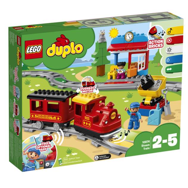 Duplo LEGO® DUPLO® Set „Dampfeisenbahn“ (10874)