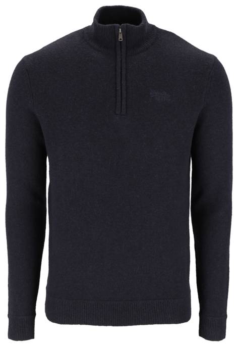 SUPERDRY Essential Strickpullover Mit Halbem Zipper
