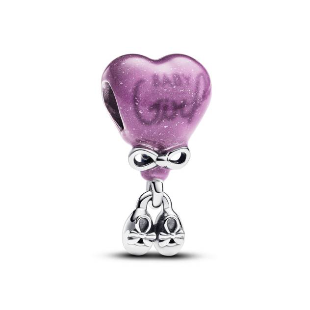 PANDORA Farbwechselndes Gender Reveal Mädchen Charm