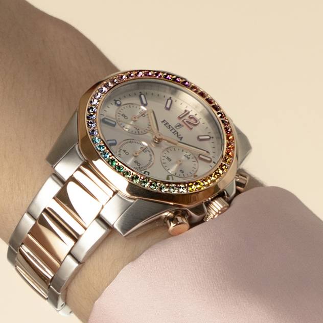FESTINA Festina Damen Uhr F20608/2 Edelstahl Armband