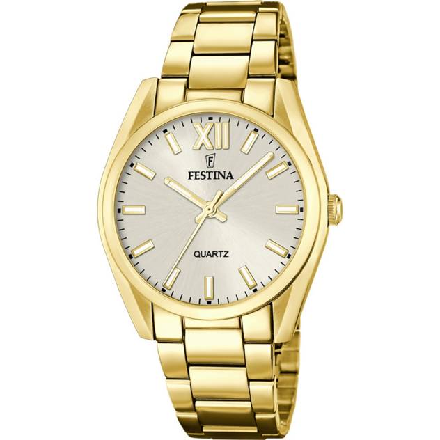 FESTINA Festina Damen Uhr F20640/2 Blau Edelstahl 316L Armband