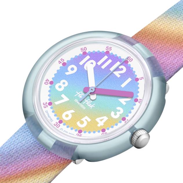 Flik Flak Uhr "Liquid Rainbow"