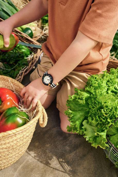 Flik Flak Uhr "Race Flag"