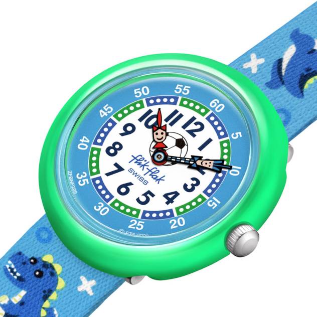 Flik Flak Uhr "Soccerozaurus"