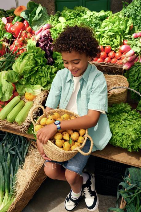 Flik Flak Uhr "Stripy Green"