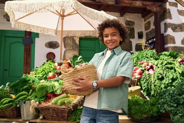 Flik Flak Uhr "Stripy Green"