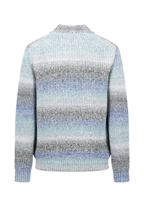 FYNCH-HATTON Zip Troyer, Effect Yarn