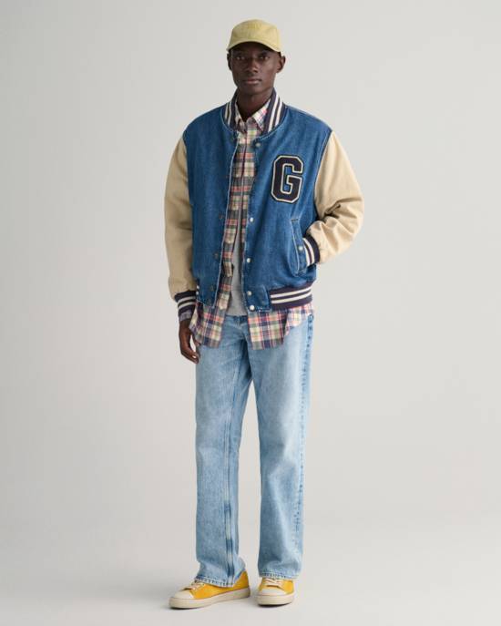 GANT Baumwoll Leinen Hemd Mit Karomuster