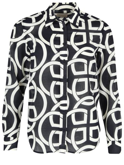 GANT Baumwoll-Seiden-Bluse