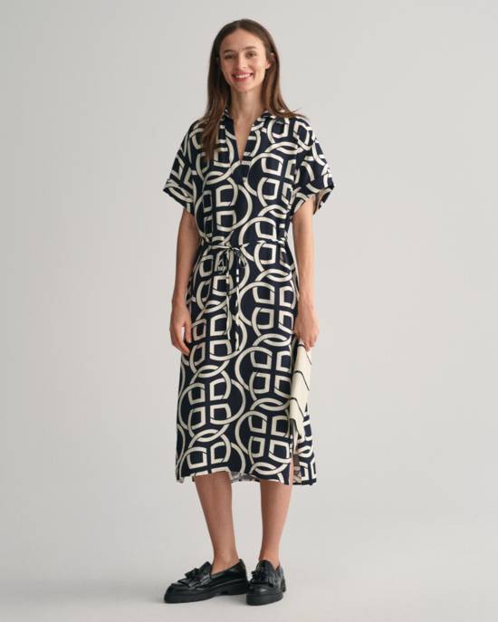 GANT Monogram Kurzarm-Kaftan
