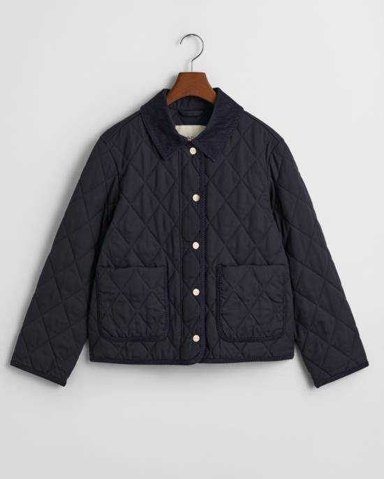 GANT QUILTED JACKET WITH CORD DETAILS
