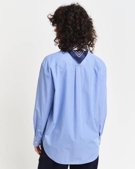 GANT REL STRIPED POPLIN SHIRT
