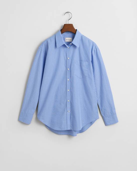 GANT REL STRIPED POPLIN SHIRT