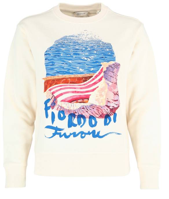 GANT Scenery Print Rundhals-Sweatshirt