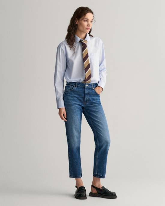 GANT Straight Cropped Jeans