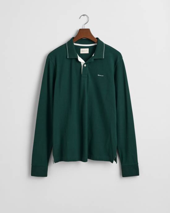 GANT TEXTURED COLLAR POLO