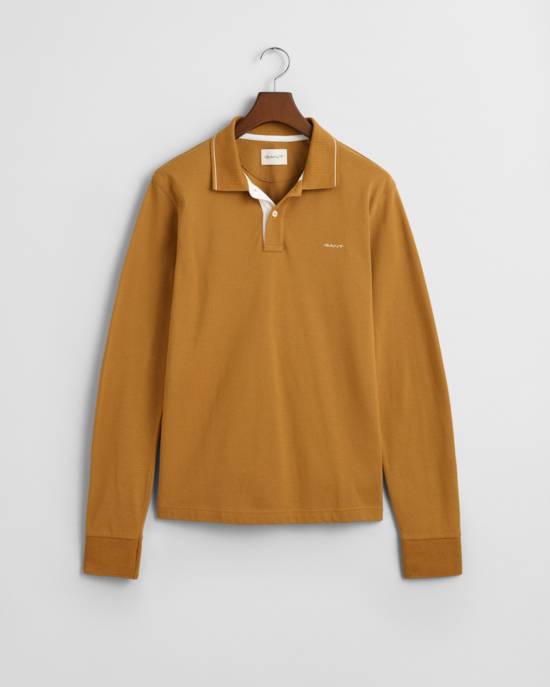 GANT TEXTURED COLLAR POLO