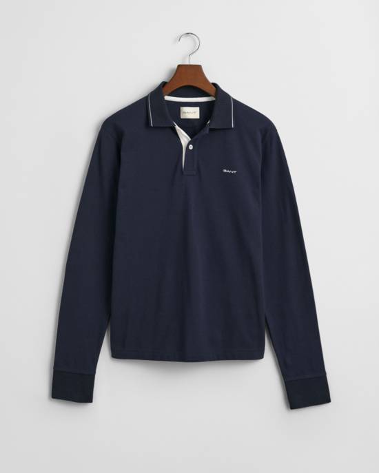 GANT TEXTURED COLLAR POLO