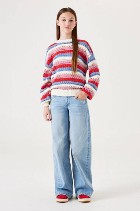 GARCIA Gestreifter Pullover