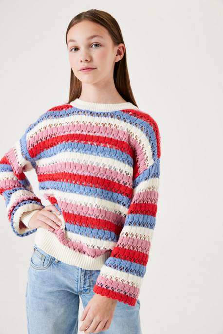 GARCIA Gestreifter Pullover