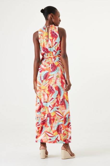 GARCIA Maxikleid Mit Floralem Muster