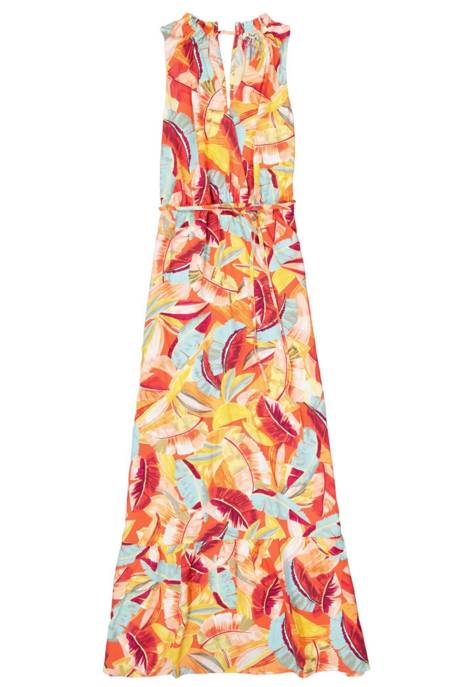 GARCIA Maxikleid mit floralem Muster