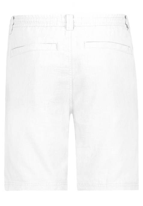 Eight2Nine HAKA Leinen Chino, Paspeltaschen Hinten,Pull-on, Elastischer Bund Mit Kordel,schräge Tascheneingriffe