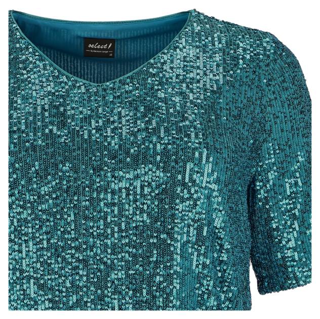 HERMANN LANGE Paillettenshirt