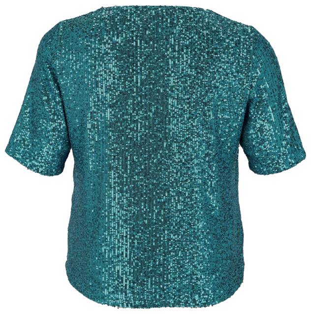 HERMANN LANGE Paillettenshirt