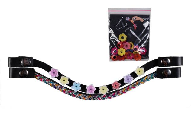 HKM Stirnbänder für Hobby Horsing, 3er-Set