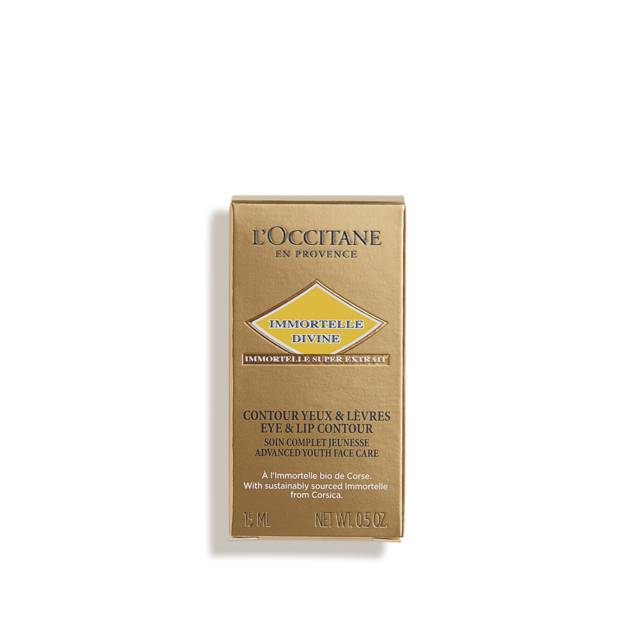 L´OCCITANE "IMMORTELLE DIVINE" Augen- Und Lippenkonturenpflege 15 Ml