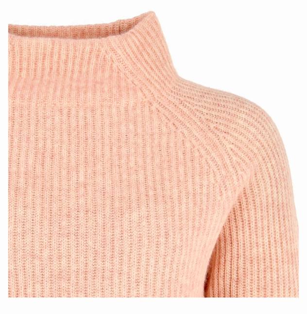 In Linea Kaschmir Stehbund-Pullover