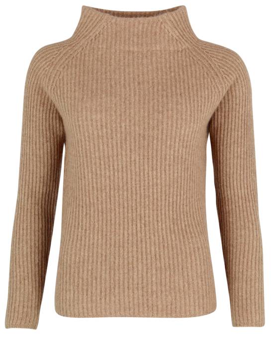 In Linea Kaschmir Stehbund-Pullover