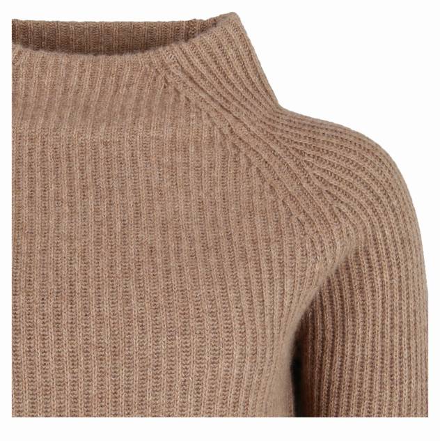 In Linea Kaschmir Stehbund-Pullover