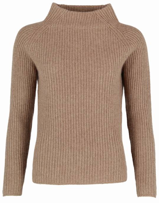 In Linea Kaschmir Stehbund-Pullover