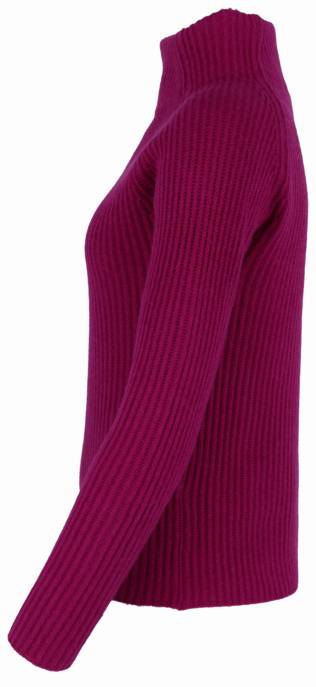 In Linea Kaschmir Stehbund-Pullover