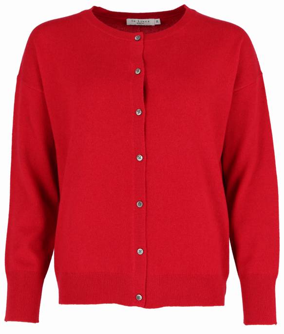 In Linea Rundhals-Cardigan